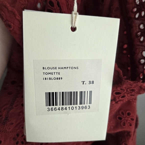 Sezane x Sea Hamptons Top size 38 NWT - Picture 9 of 9